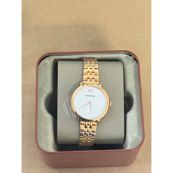 Emporio Armani Modern AR11158 Ladies Watch With White Dial - Picture 1 of 5
